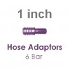 Hose Adaptors 6 Bar 1 Inch